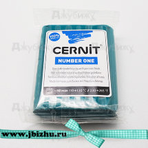 Полимерная глина Cernit № 1 тёмно-зелёная (662), 56 гр