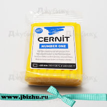 Полимерная глина Cernit № 1 жёлтая (700), 56 гр