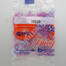Бисер Preciosa цвет 38628 Чехия фиолетовый, 5 г