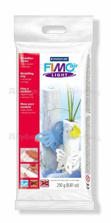 Полимерная глина легкая FIMOair Light, белый, 250 г