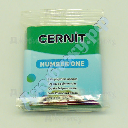 Полимерная глина Cernit № 1 зеленый лишайник (652), 56 гр