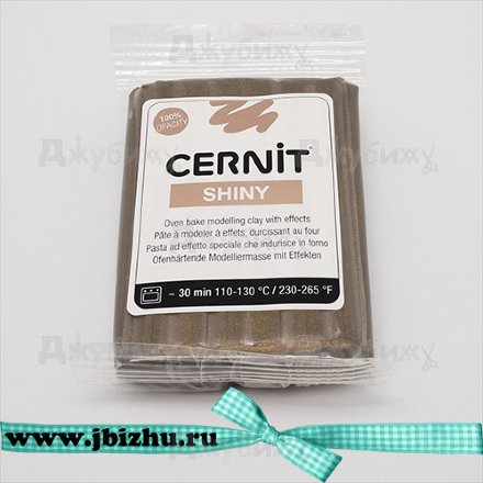 Полимерная глина Cernit Shiny золото (050), 56 гр