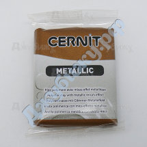 Полимерная глина Cernit Metallic античная бронза (059), 56 гр