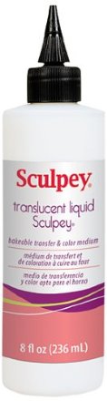 Гель прозрачный Translucent Liquid Sculpey (жидкий пластик), 236 мл