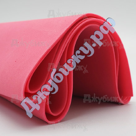 Китайский фоамиран розовый щербет, 1 мм 50*50 см
