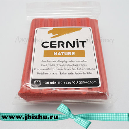 Полимерная глина Cernit Nature эффект камня сиена (972), 56 гр