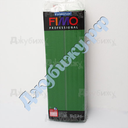 Fimo Professional (большой блок), зелёный лист (57), 350 г