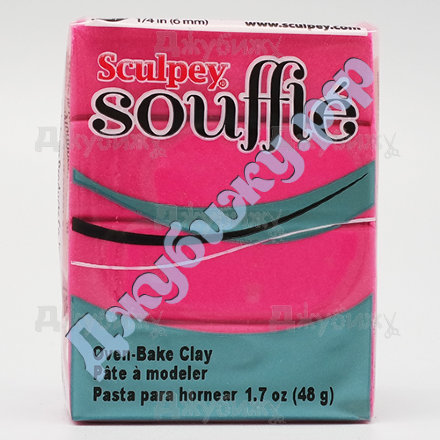 Sculpey Souffle ярко-розовый (6503), 48 г