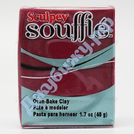 Sculpey Souffle бордовый (6643), 48 г