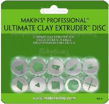 Makin’s Набор дисков «A» к экструдеру для полимерной глины, 10 насадок