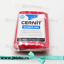 Полимерная глина Cernit № 1 карминово-красная (420), 56 гр