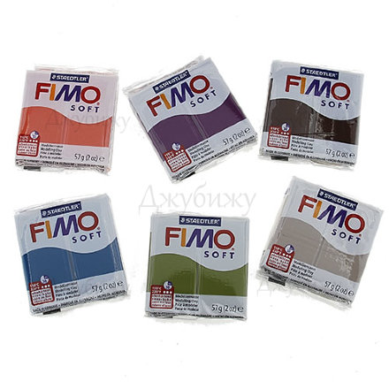 Fimo Soft комплект полимерной глины &quot;Цвета Земли 2018&quot; (6 блоков по 57 г)
