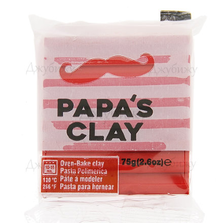 Papa’s clay красный (27) 75 гр