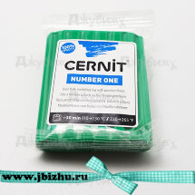 Полимерная глина Cernit № 1 зелёная (600), 56 гр