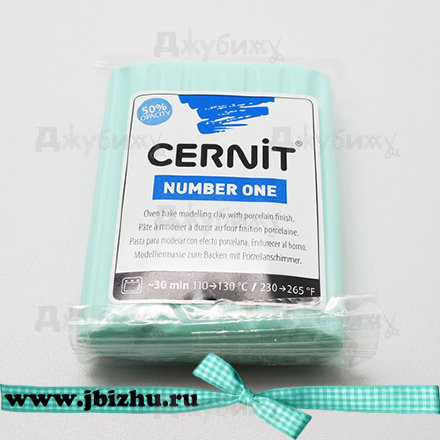 Полимерная глина Cernit № 1 мятная (640), 56 гр