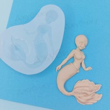 Молд &quot;Русалочка&quot; 67*56 мм