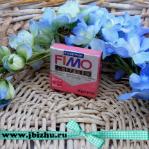 Fimo Effect, красный полупрозрачный (204), 56 г