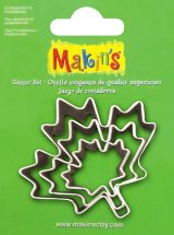 Makin’s Набор каттеров “Кленовый лист”, 3 шт