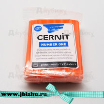 Полимерная глина Cernit № 1 оранжевая (752), 56 гр