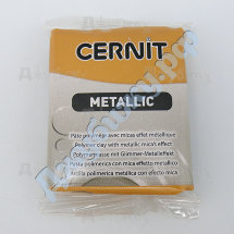 Полимерная глина Cernit Metallic золото (050), 56 гр