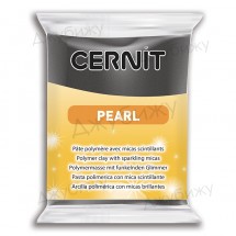 Полимерная глина Cernit Pearl чёрная (100) 56 гр