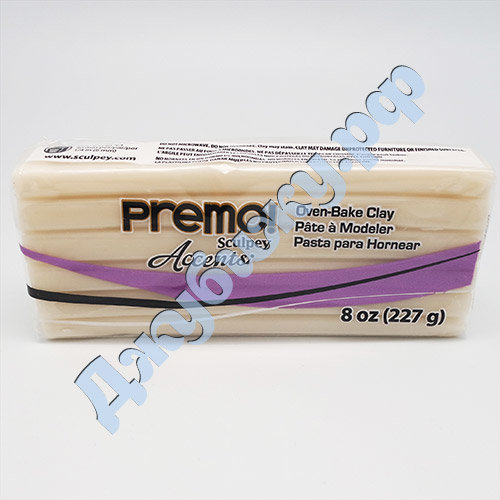 Sculpey Premo, прозрачный (средний брусок), 226 г