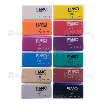 Fimo professional базовый набор из 12 блоков по 25 гр