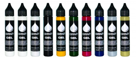 Жидкая пластика, цветной запекаемый гель Cernit Gel, полупрозрачная (005) 30 мл
