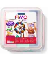 Fimo Soft набор из 26 блоков, 10 стеков и 4х шнуров в пластиковом кейсе