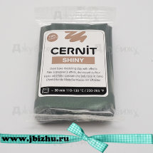 Полимерная глина Cernit Shiny зелёный утиный (630), 56 гр