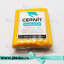 Полимерная глина Cernit Transluсent полупрозрачная янтарь (721), 56 гр