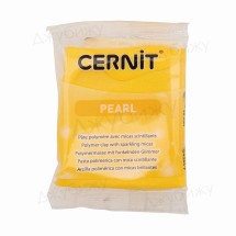 Полимерная глина Cernit Pearl жёлтая (700) 56 гр
