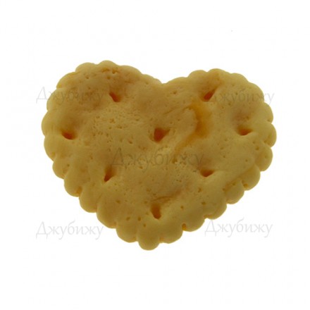 Молд &quot;Крекер сердце&quot; 25*31 мм