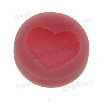 Молд &quot;Крекер сердце&quot; 25*31 мм