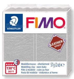 Fimo leather effect голубо-серый (809), 57 г