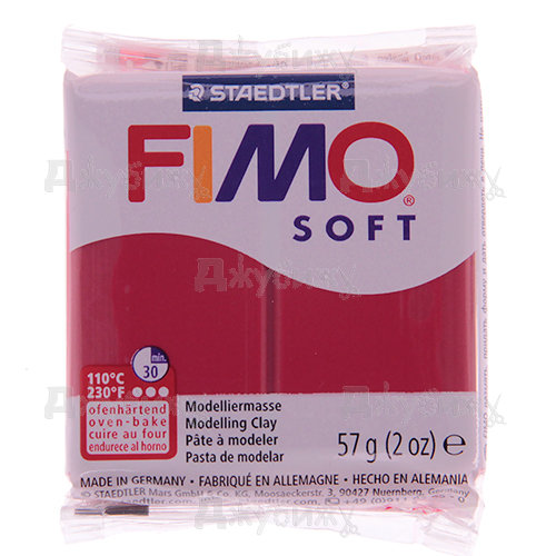 Fimo Soft, вишневый (26), 57 г Fimo Soft, вишневый (26), 57 г