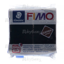 Fimo leather effect чёрный (909), 57 г