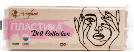Артефакт полимерная глина кукольная нежный фарфор 250 гр
