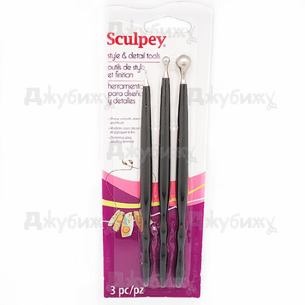 Набор инструментов Sculpey Style&#039;n Detail Tools, (3 шт)