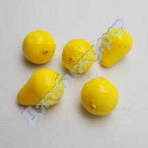 Декоративный фрукт &quot;Груша жёлтая&quot;, 23*17 мм