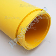 Иранский фоамиран 2 мм тёмно-жёлтый (222), 60*70 см