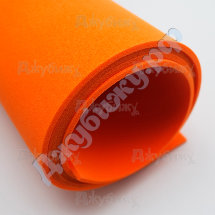 Иранский фоамиран 2 мм оранжевый (225), 60*70 см
