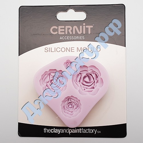 Силиконовый молд Cernit "Розы" Силиконовый молд Cernit "Розы"
