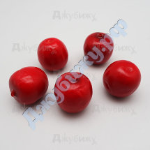 Декоративный фрукт &quot;Яблоко красное&quot;, 20*19 мм