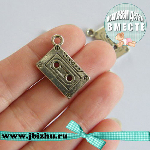 Подвеска "Кассета" серебро