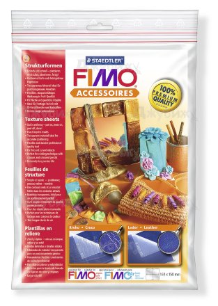 FIMO Текстурные листы “Крокодиловая кожа/Телячья шкура”