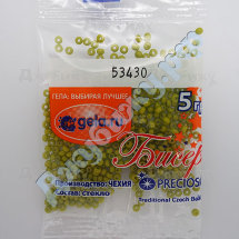 Бисер Preciosa цвет 53430 Чехия оливковый, 5 г