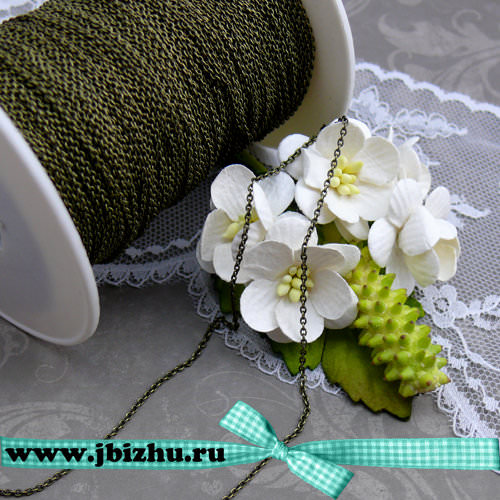 Цепочка бронза, 2*2 мм (1 м)