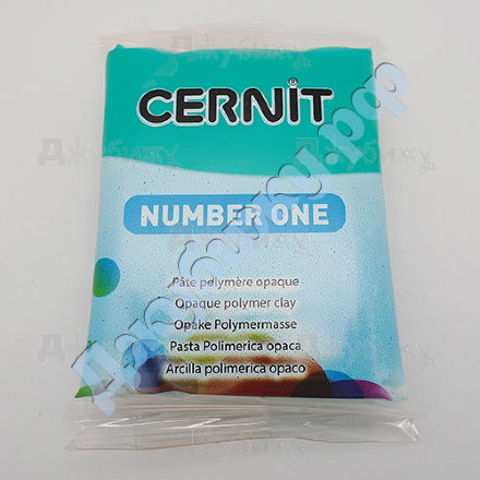 Полимерная глина Cernit № 1 изумрудная (620), 56 гр