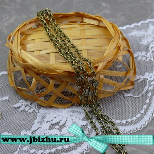 Цепочка бронза, 3,3*5 мм (1 м)
